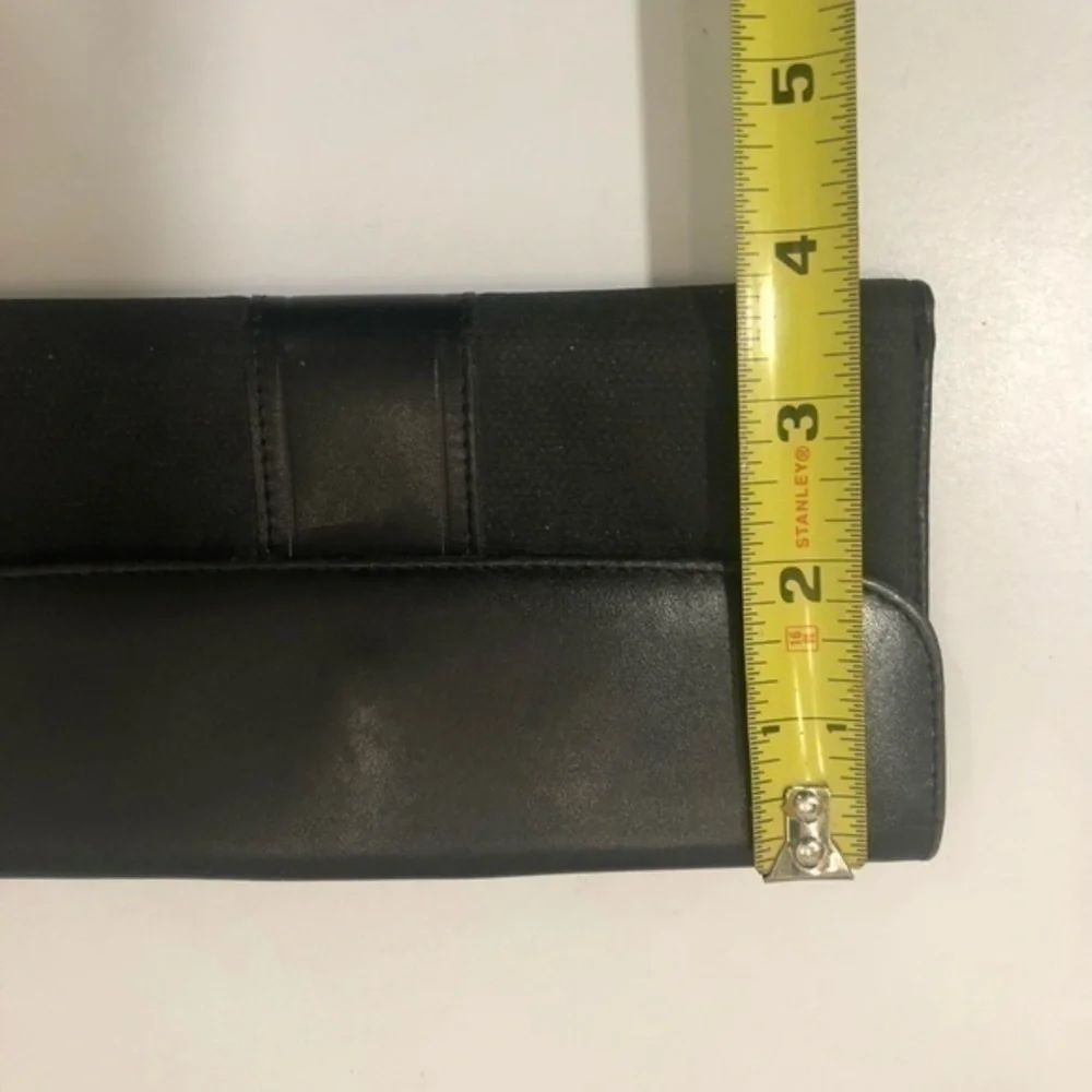 Fendi black vintage wallet authentic
